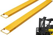 Pallet Fork Extensions, 1820 mm Length 115 mm Width, Heavy Duty Carbon Steel Fork Extensions for Forklifts, 1 Pair Forklift Extensions