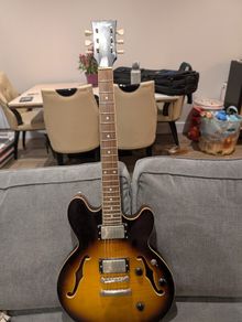 Vintage advance A3 semi hollow electric guitar