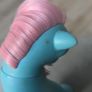 Light blue colour Short hair Version Bowtie Shy Pose Bow Tie MLP G1 My Little Pony 1983 Image 7
