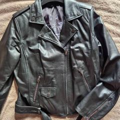 Real Leather Moto Jacket