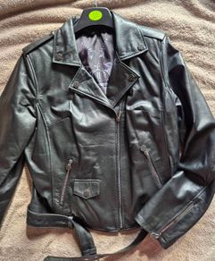 Real Leather Moto Jacket