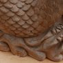 Large Beautifully Hand Carved Wooden Dragon, height 16,5 inches Image 10