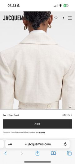 Jacquemus La Robe Bari