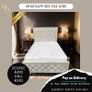 King Bed Frame and Mattress Image 4