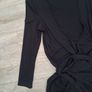 Black Wrap belt dress M Image 2