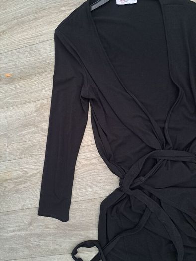 Black Wrap belt dress M