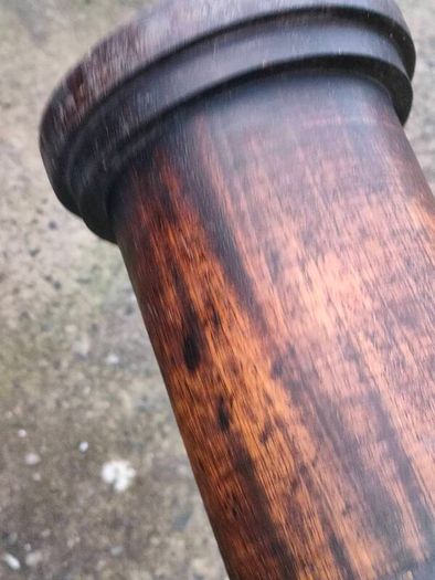 3 Foot 19th Century Mahogany Candle Stick