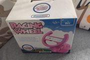 Nintendo Wii Mario Kart Steering wheel with base pink