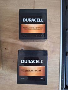 2 x Duracell 12v batteries