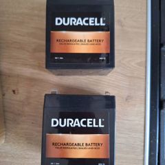 2 x Duracell 12v batteries