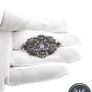 Marcasite & Amethyst Sterling Silver Brooch Image 6