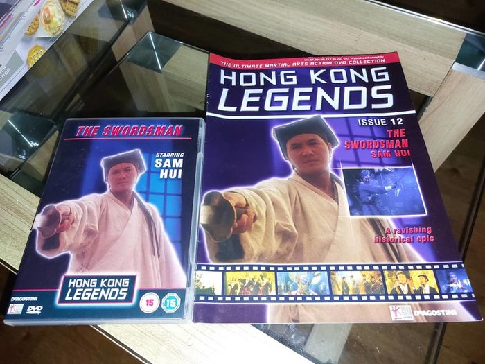 collection of Hong Kong Legend DVDs and magazine