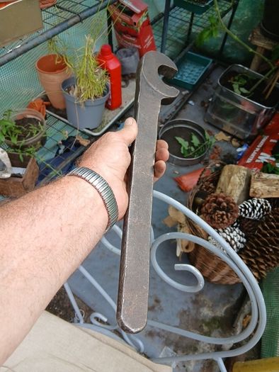 four large open ended spanners