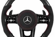 Mercedes AMG Style Carbon Fiber Steering Wheel with LED Display