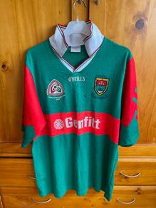 Authentic Mayo GAA match worn jersey from the 1997 Connacht Final.