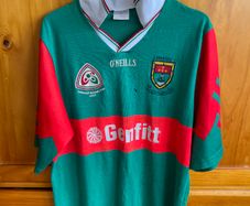 Authentic Mayo GAA match worn jersey from the 1997 Connacht Final.