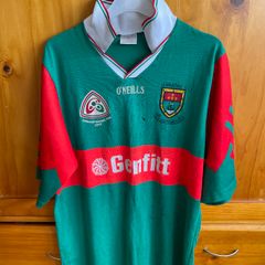 Authentic Mayo GAA match worn jersey from the 1997 Connacht Final.