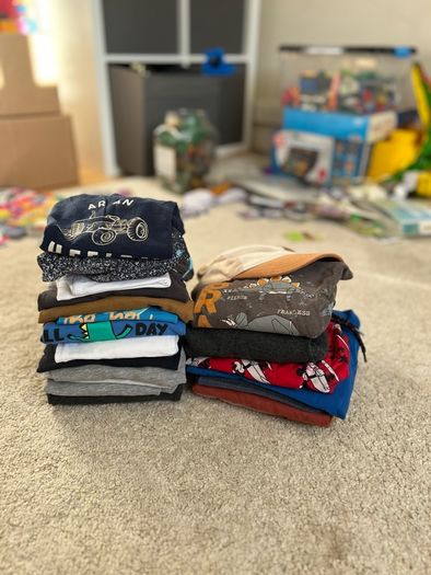 Bundle of boys clothes