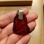 Baltic amber , silver and turquoise pendant Image 4