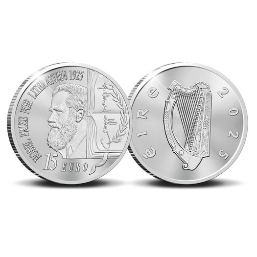 15 Euro Silver Proof Coin 2025- George Bernard Shaw