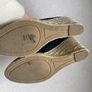 Navy patent leather wedge shoes Image 6