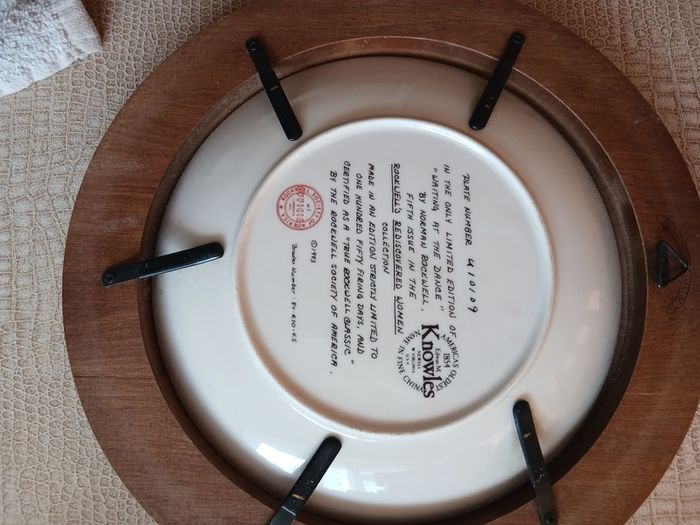 Limited edition collectable plates