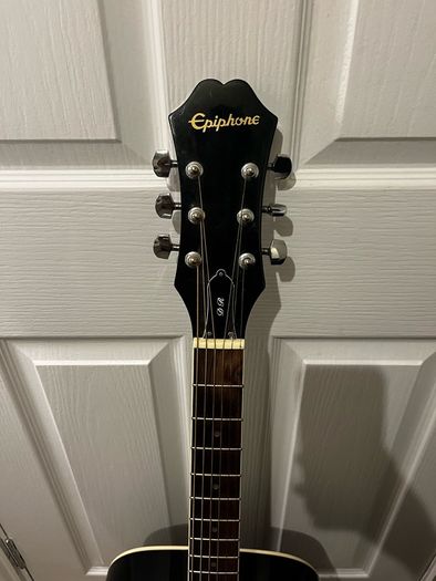 black guitar
