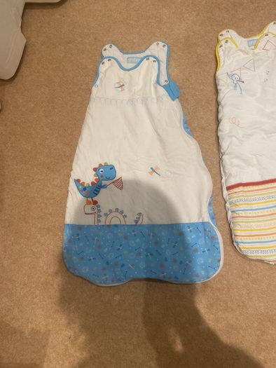 2 grobags grow bags sleepsuits