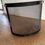 Contemporary black curved fire guard Image 4