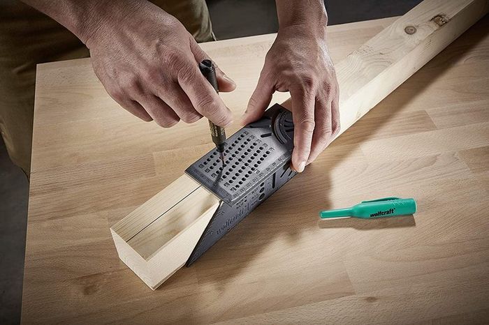 Mitre Angle, Grey, 150 x 275 x 66 mm