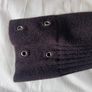 Yuka Dark Brown Cardigan with  Metal Eyelet Detail    Size 14 Image 5