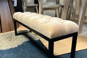 SALE! Metal frame bench with velvet seat NEW