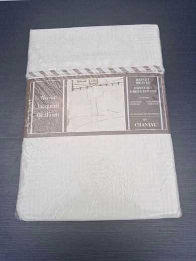 Cream Duvet Set for Single Bed