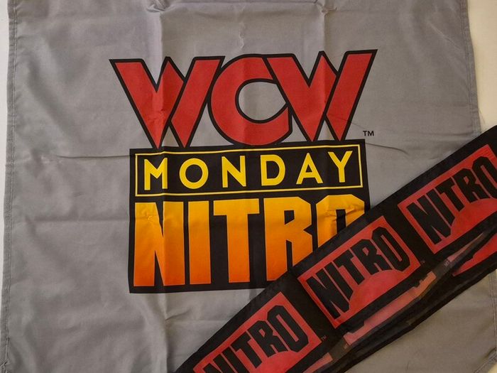 WWE WCW Monday Nitro Ring Skirts & Ring Mat Set