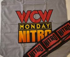 WWE WCW Monday Nitro Ring Skirts & Ring Mat Set