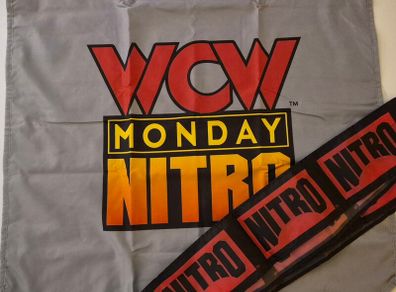 WWE WCW Monday Nitro Ring Skirts & Ring Mat Set