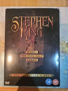 Stephen King DVD Collectors Set Misery The Dark Half Carrie