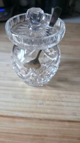 Crystal sugar bowl