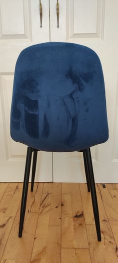 Blue dining chairs