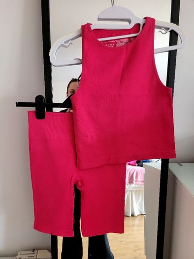 Pink gym set