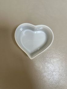 Love heart butter dish