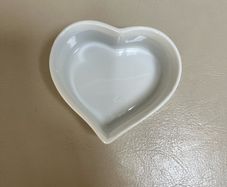 Love heart butter dish
