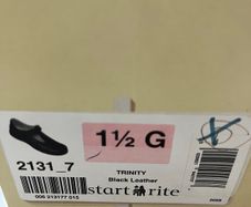 Start-rite black leather school shoes (Free girls clothes for first buyer to offer asking price on this.)