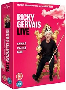 Ricky Gervais Live Stand Up DVD Collection (Brand New)
