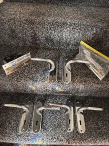 Chrome door handles