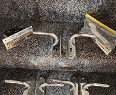 Chrome door handles