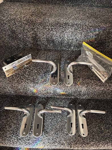 Chrome door handles