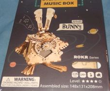 ROKR Robotime Bunny Steampunk Music Box Model - AM481