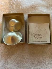 Silver nursing/healing cups for breastfeeding
