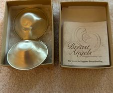 Silver nursing/healing cups for breastfeeding
